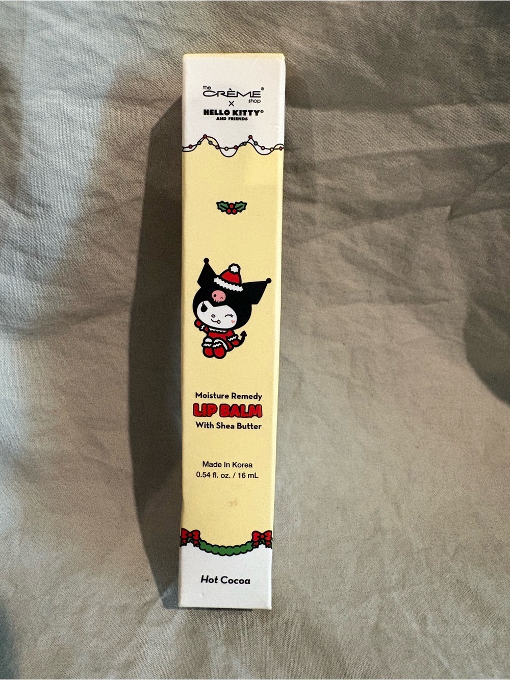 The Crème Shop x Hello Kitty Moisture Remedy Lip Balm with Shea Butter Hot Cocoa